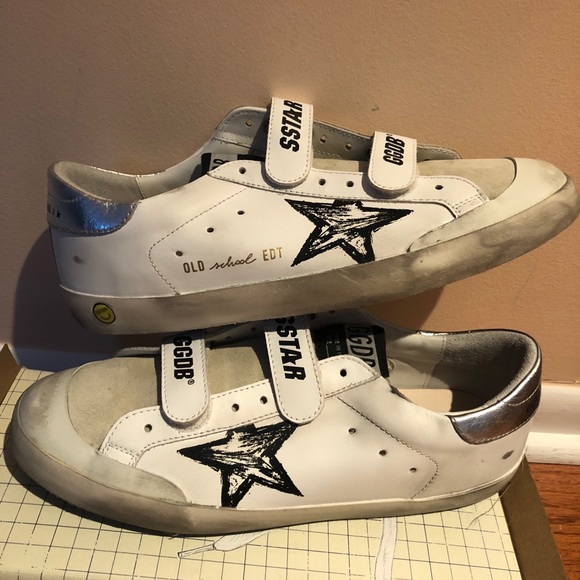 GOLDEN GOOSE Old School Superstar Sneakers BRAND NEW - Picture 11 of 14